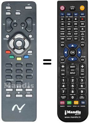 Telecomando equivalente Thomson NUMERICABLE